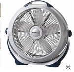 Lasko 20" Grey Wind Machine Floor Fan, 3 Speed Home Bedroom Cool Air Ciculator. Fixed Price $35.00.