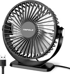 Tripole Small Desk Fan Usb Powered Portable 3 Speeds 15*6*15.7 Cm, Black. Fixed Price $14.76.