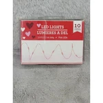 Greenbrier International Pink Led String Lights 10 Count 3.9FT Battery Operated. Fixed Price $9.98.