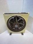 Vintage Holmes Air Box Fan The Circulator 15X17 Rotating Grill - Tested. Fixed Price $75.00.