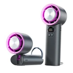 Portable Cooler Handheld Fan, 15000RPM 24H Max Cooling Speed (1-100) ,grey. Fixed Price $43.99.