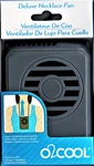 O2 Cool Deluxe Necklace Fan / Model FN02001- Color Gray. Fixed Price $8.87.