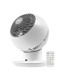 Woozoo 5-SPEED Oscillating Globe Fan, Remote Control, White, Desk, Room, New. Fixed Price $50.00.