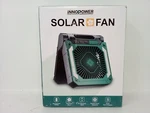 20000MAH Rechargeable Solar Fan Innopower Green 5V-2A Multiple Circuit Protect. Fixed Price $31.99.