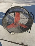 Dayton 3C674F 36 Portable Warehouse Garage Fan. Fixed Price $175.00.