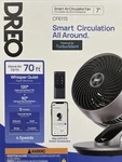 Dreo Smart Home Fans, Powerful 70FT Whole Room Air Circulator Fan, 120 +90 Osci. Fixed Price $69.00.