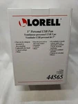 Lorell (44565) 5" Personal Usb Fan White/ New. Fixed Price $8.00.