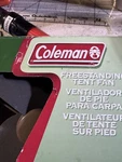 Coleman Freestanding Tent Fan Battery Operated (4D) Tilting Base Tested Works!. Fixed Price $11.77.
