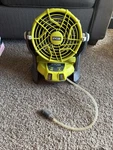 Ryobi PMF01 18V Portable Bucket Top Misting Fan Tool Only See Pics. Fixed Price $40.00.