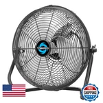 Tornado 12 Inch High Velocity Cooling Floor Fan 3-SPEED Industrial Powerful. Fixed Price $95.55.