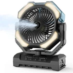 Camping Misting Fan - Portable Rechargeable With 8.9OZ Tank, Light, Hook .... Fixed Price $46.25.