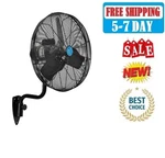 24" Premium Wall Mount Fan, Teao Motor, Speed, 9,400 Cfm, 120V, 1/2 Hp. Fixed Price $139.98.
