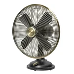 Better Homes & Gardens 12" Vintage Table Fan Oscillating 3-SPEED Metal Black New. Fixed Price $44.97.