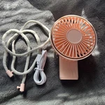Tunise M12 Portable Handheld Fan 6-SPEED Rechargeable Usb Personal Desk Pink. Fixed Price $9.00.