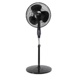 Vie Air Pedestal Fan 16"DIA 3-SPEED Oscillating Remote Control Black Sturdy Base. Fixed Price $48.56.
