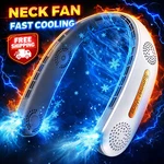 Olv 6000MAH Bladeless Neck Fan 4 Turbo Speeds Portable 360 Cooling. Fixed Price $26.99.