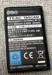 Tascam Rechargeable Li-ion Battery BP-L2 For DR-1,DR-100 Used. Fixed Price $55.00.