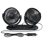 Tripole Car Fan 12V / 24V Portable Auto Cooling Dual Head Rotatable Vehicle. Fixed Price $33.26.