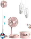 Aicase Stand Fan,folding Portable Telescopic Floor/usb Desk With 10800MAH. Fixed Price $64.99.