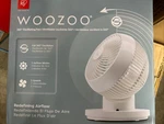 Woozoo 360 Degree Quiet Operation Oscillating Personal Fan, White. Fixed Price $54.99.
