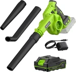 Pulituo 20V Cordless Leaf Blower With Batteries And Charger. Fixed Price $33.99.