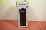Holmes 13" Oscillating Speed Mini Tower Fan With Digital Clock Black. Fixed Price $24.99.