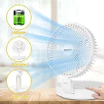 Geek Aire Usb Rechargeable Foldable Desk 3 Speed 7.48" Fan Model F100 White Nib. Fixed Price $29.99.