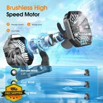 Drchop Solar Camping Fan 30000MAH Rechargeable Led Lantern Outdoor Tent Black. Fixed Price $70.99.