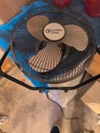 Comfort Zone CZHV9B 9" 3-SPEED Floor Fan Black. Fixed Price $28.00.