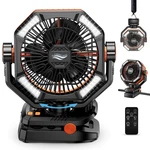 Camping Fan With Dual Motor, 20000MAH Clip On Digital Display, 9-INCH Po.... Fixed Price $42.19.