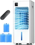 24" Portable Air Conditioner - Quiet Evaporative Cooler With Remote Control. Fixed Price $228.99.