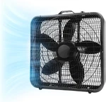 Comfort Zone Box Fan With Carry Handle, Inch, 3 Speed 20", Black. Fixed Price $56.64.