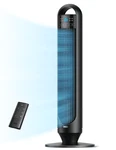Dreo 32" Tower Fan 26FT/S Velocity 90 Oscillating Quiet Bladeless W/ Remote. Fixed Price $49.99.