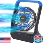 Gazeled F24 Battery Operated Fan Mini, Super Long Lasting, Quiet, 3-SPEED Campin. Fixed Price $37.48.