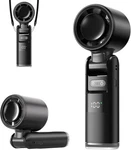 Lerat Portable Handheld Turbo Fan, 5 High-speed Wind, Battery Operated, Up To 12. Fixed Price $19.99.
