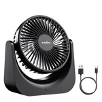 Trilink Usb Desk Fan 5-SPEED Mini Table With Small, Black. Fixed Price $26.62.