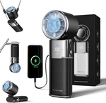Portable Handheld Turbo Fan With Ice Cooling, 9000MAH Rechargeable 100SPEED Wind. Fixed Price $36.79.