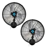 Tornado 2 Pack 16 Inch Pro Series Oscillating Wall Mount Fan -high Velocity H.... Fixed Price $276.04.