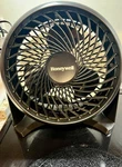 New Honeywell Turbo Force Power + 3 Speed Air Circulator Fan, HPF820BWM, Black. Fixed Price $24.75.