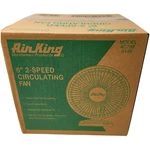 Air King 9146 Desk Fan, Non-oscillating Speeds 120VAC Tilting Head White. Fixed Price $21.96.