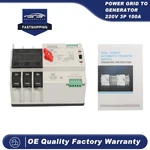 Dual Power Automatic 3P 100A 220V Ac Transfer Switch Grid New Usa. Fixed Price $38.99.