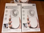 Digital Essentials 2-IN-1 Portable Fan & Power Bank 4000MAH Foldable White. Fixed Price $45.00.
