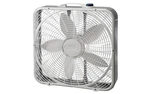 Lasko 20" Classic Box Fan With Weather-resistant Motor, 3 Speeds White. Fixed Price $25.59.