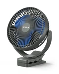 Portable Rechargeable Clip Fan 10000MAH 8 Inch 4 Speeds Blue WH1102 Xasla. Fixed Price $59.99.