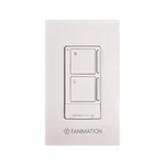 Fanimation Wall Control/receiver 3 Speeds & Light, White - WR501WH. Fixed Price $87.99.