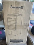Breezewell Evaporative Portable Air Cooler Fan In 1, 32" Bladeless Tower. Fixed Price $100.00.
