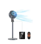 100FT Circulair Oscillating Standing Fan - Dark Gray Feculs Official. Fixed Price $78.49.