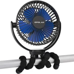 Opolar 5000MAH Flexible Tripod Clip Fan - Blue. Fixed Price $32.63.