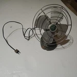 Art Deco Bullet Style Wizard Husky Aluminum Blade Electric Table Desk Window Fan. Fixed Price $35.00.