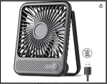 Usb Desk Fan, Strong Wind Ultra Quiet Small Personal With 180 Tilt Folding. Fixed Price $16.99.